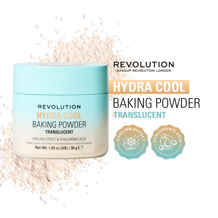 Revolution Hydra Cool Cooling Loose Baking Powder - Translucent