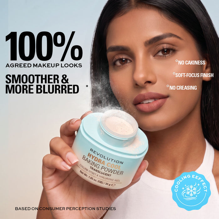 Revolution Hydra Cool Cooling Loose Baking Powder - Translucent