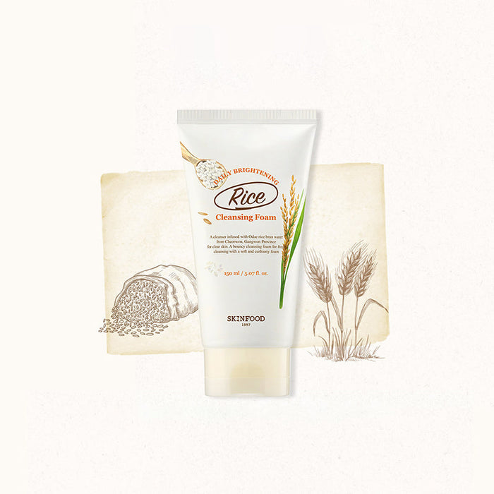Rice Daily Brightening Cleansing Foam