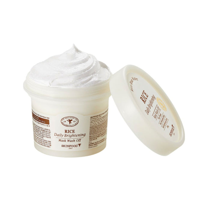Skinfood Rice Daily Brightening Mask Wash Off Nudie Glow Australia
