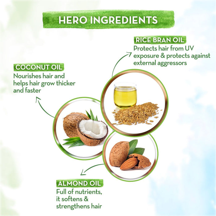 Rice Hair Oil with Rice Bran and Coconut Oil