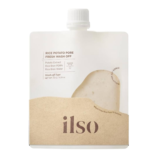 ilso Rice Potato Pore Fresh Wash-Off Nudie Glow Australia