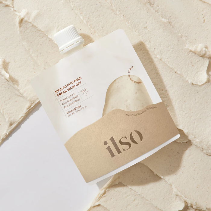 ilso Rice Potato Pore Fresh Wash-Off Nudie Glow Australia