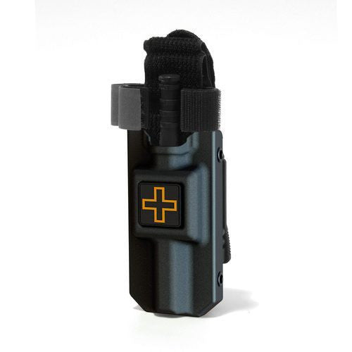 RIGID case for all generations of CAT tourniquets by north American rescue in black color with orange cross