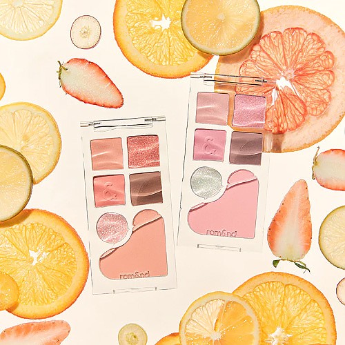 rom & nd Bare Layer Palette 01 Apricot Mood