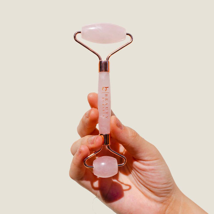 rose quartz facial roller