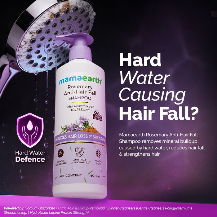Mamaearth rosemary anti hair fall shampoo with biotin and rosemary