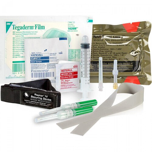 NAR Saline Lock Kit contents