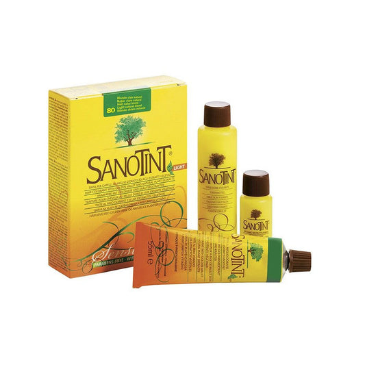 Sanotint 80 Blonde Clair Natural Rubio Claro Hair Color, 125ml - Makkah Pharmacy