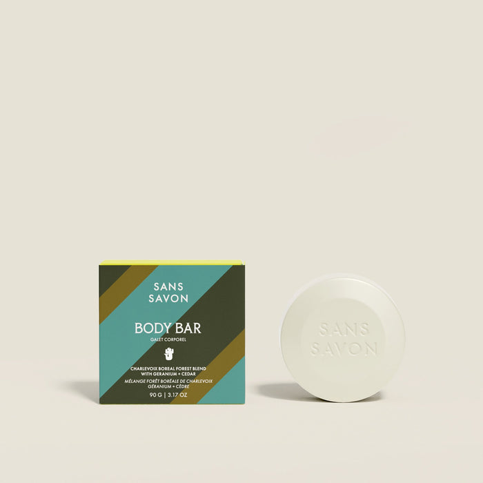 Sans Savon Body Bar 3-pack Charlevoix Boreal Forest Blend