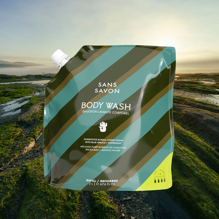 Sans Savon Body Wash Refill Charlevoix Boreal Forest Blend