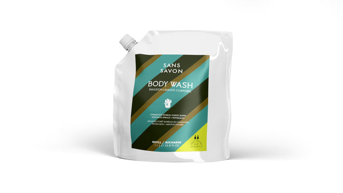 Sans Savon Body Wash Refill Charlevoix Boreal Forest Blend