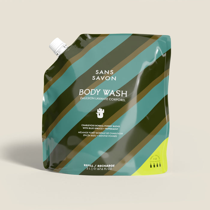 Sans Savon Body Wash Refill Charlevoix Boreal Forest Blend