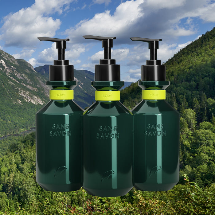 Sans Savon Body Wash Set Charlevoix Boreal Forest Blend