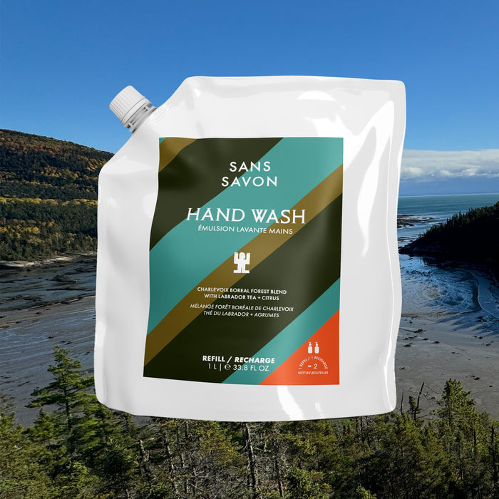 Sans Savon Hand Wash Refill Charlevoix Boreal Forest Blend