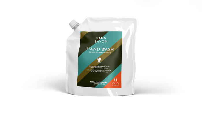 Sans Savon Hand Wash Refill Charlevoix Boreal Forest Blend