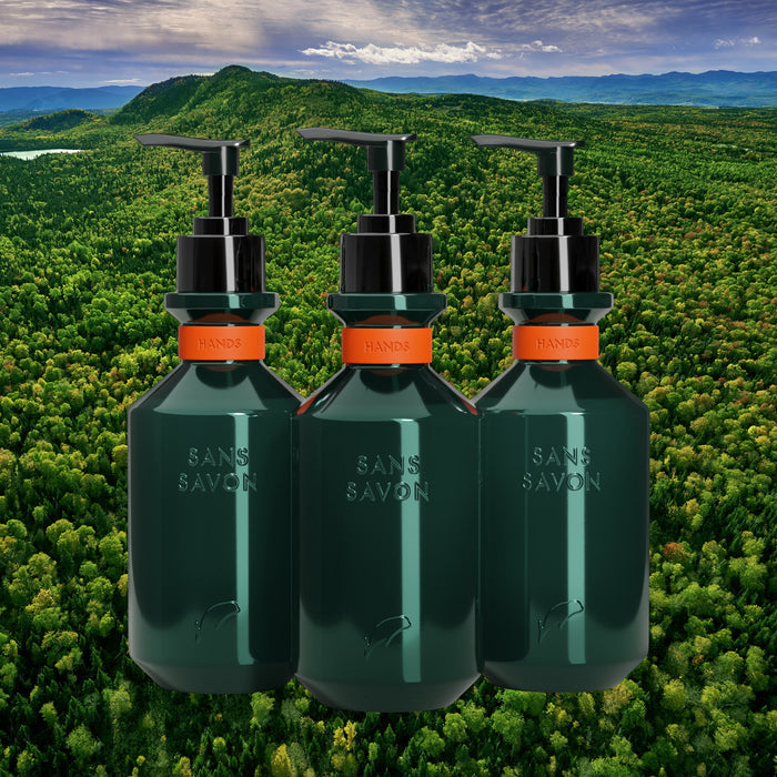 Sans Savon Hand Wash Set Charlevoix Boreal Forest Blend