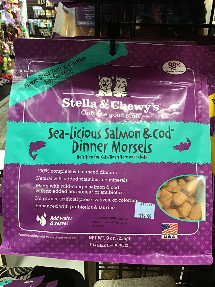 S&C C FD Sea-Licious Salmon & Cod Morsels 8oz