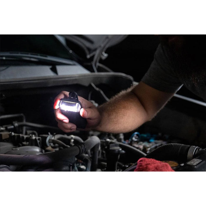 Scout Clip Light with White and Red LEDs, In Action