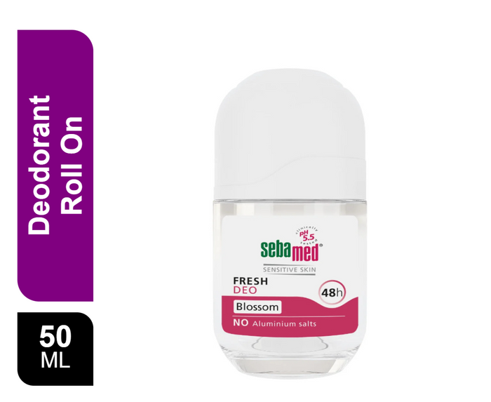 Sebamed Blossom Fresh Deodorant Roll-On, 50ml - Makkah Pharmacy