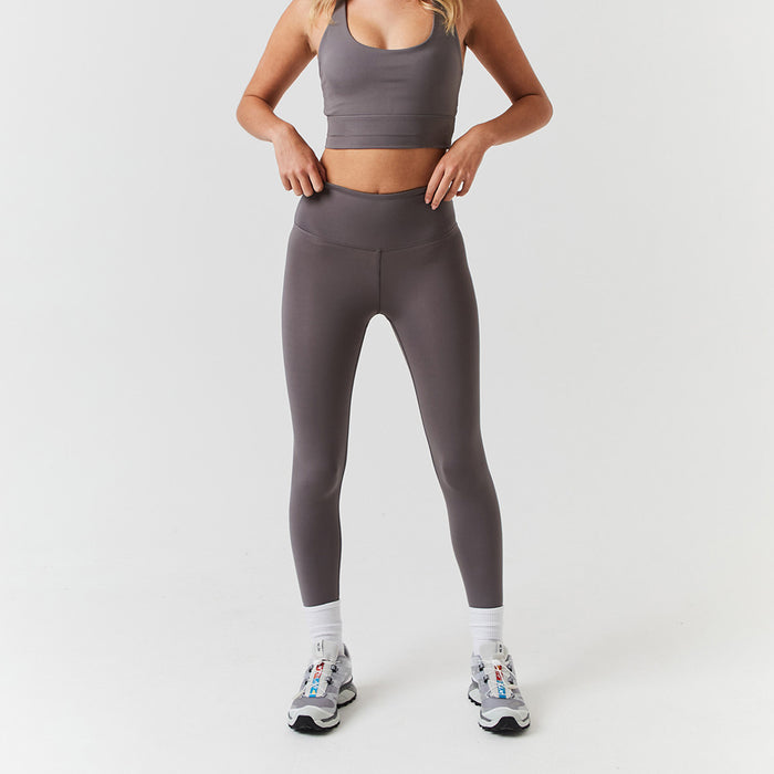 Women's  Grey Second Skin Legging  Closure London  Front View