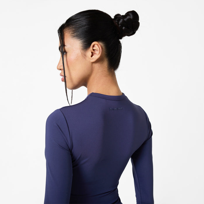 Second Skin Long Sleeve Top I Midnight Blue