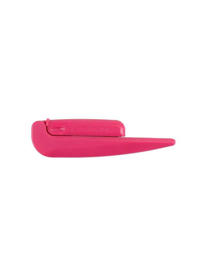 Pink Green Bell folding lash pin comb in retail packaging for cosmetic tools