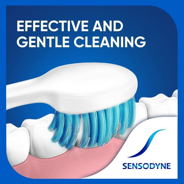 Sensodyne Gentle Care Blue & White Soft Toothbrush for Sensitive Teeth, 1 Piece - Makkah Pharmacy