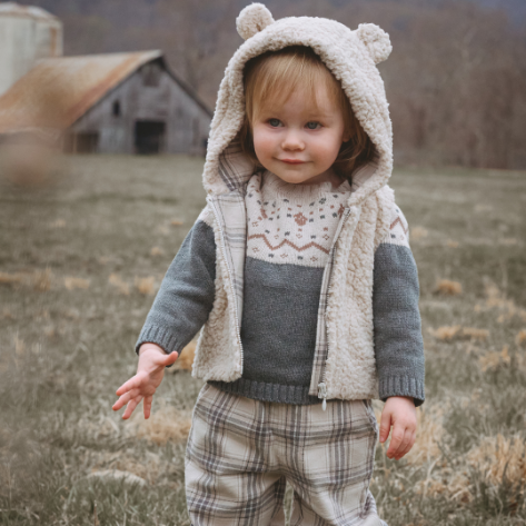 Sherpa Hooded Vest