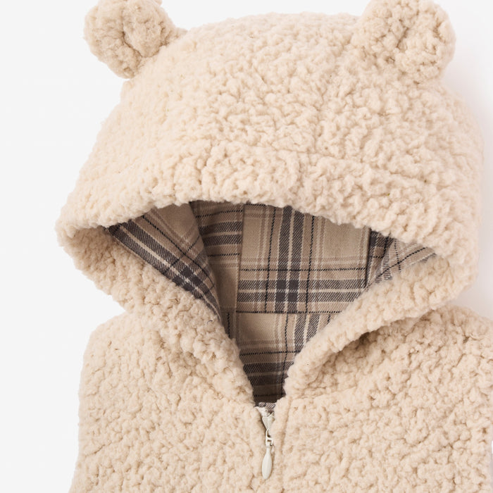 Sherpa Hooded Vest