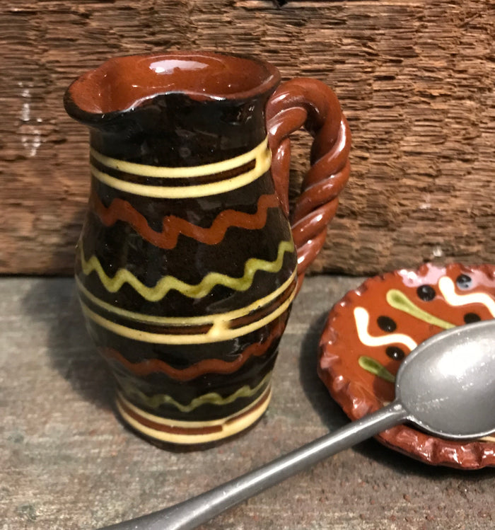 SJP-BMP Black Pottery Mini Pitcher