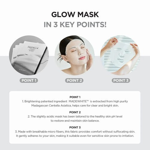 Skin1004 Madagascar Centella Mask Tone Brightening Glow 4 Sheet