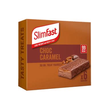 SlimFast Chocolate Caramel Treat Bar Multipack 6 x 26g