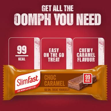 SlimFast Chocolate Caramel Treat Bar Multipack 6 x 26g