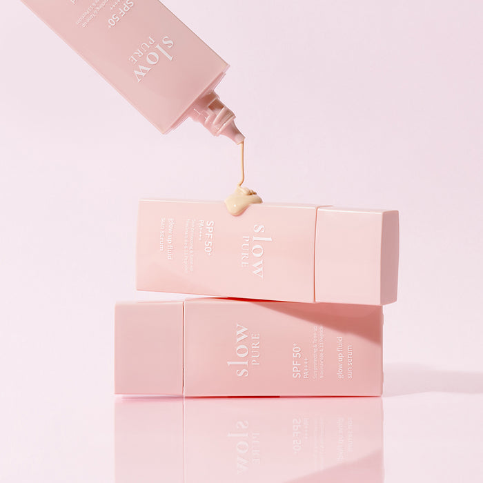 [slowpure] glow up fluid sun serum SPF50+ PA++++ 50ml-Luxiface.com