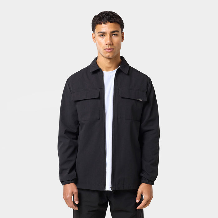 Smart Utility Overshirt | Black