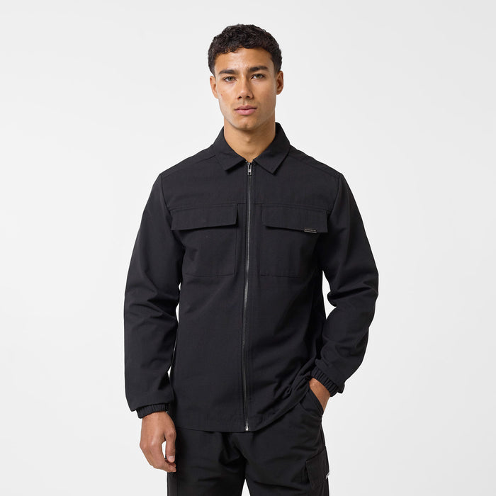 Smart Utility Overshirt | Black