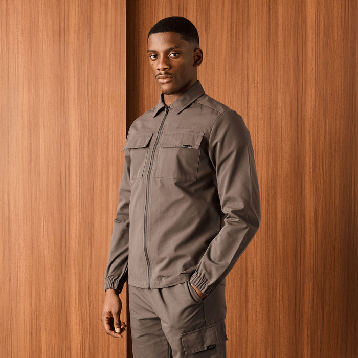 Smart Utility Overshirt | Khaki