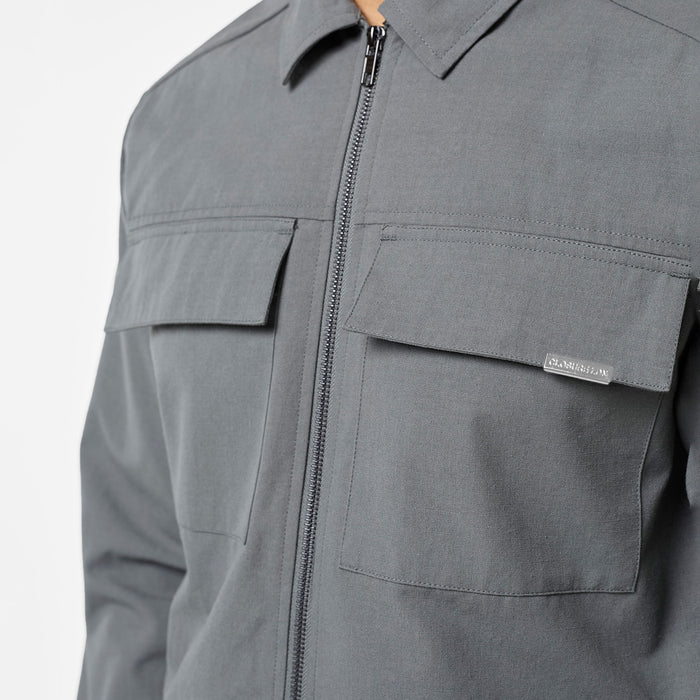 Smart Utility Overshirt | Khaki