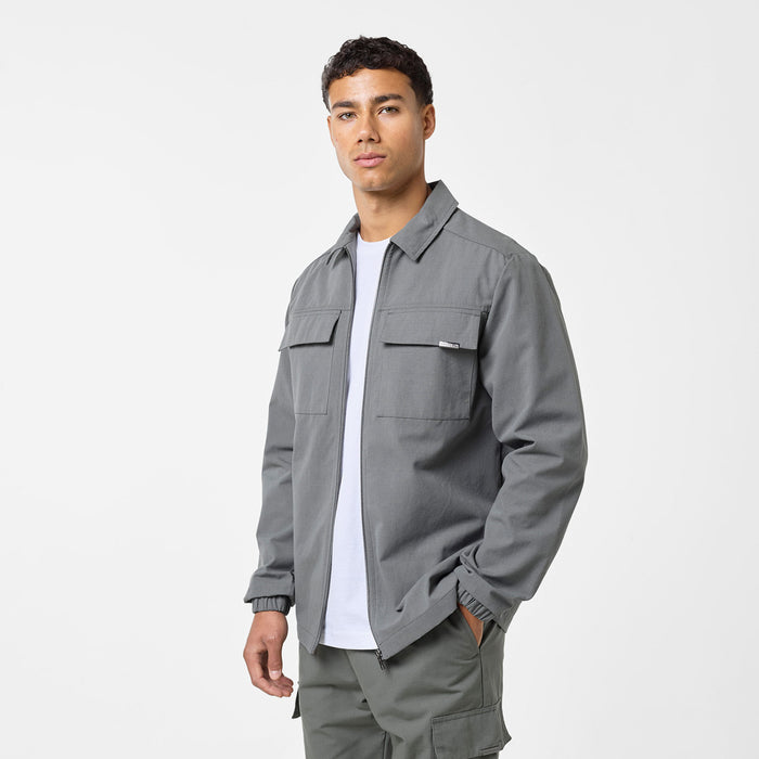 Smart Utility Overshirt | Khaki