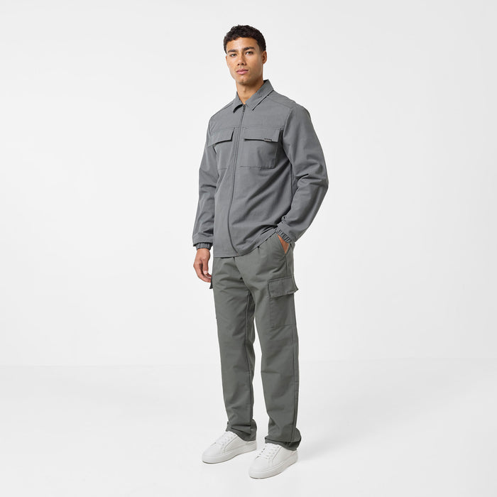 Smart Utility Overshirt | Khaki
