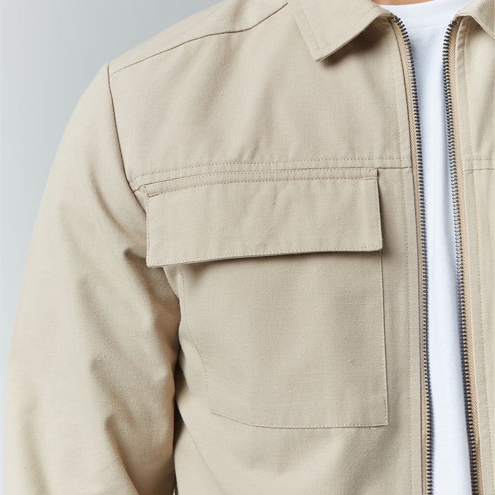 Smart Utility Overshirt | Sand