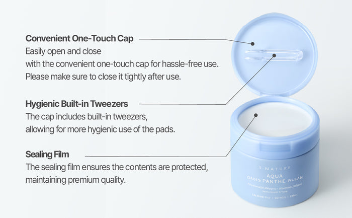 S.Nature Aqua Oasis Toner Pad 190ml