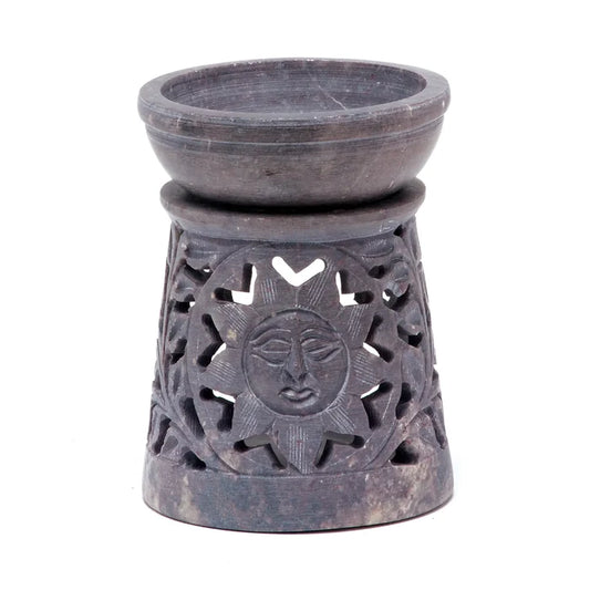 soapstone diffuser - sunface (small)