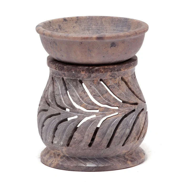 soapstone diffuser - vine wrapped (large)