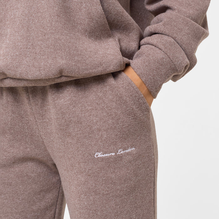 Soft Knit Tracksuit I Brown