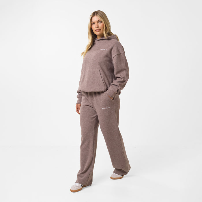 Soft Knit Tracksuit I Brown