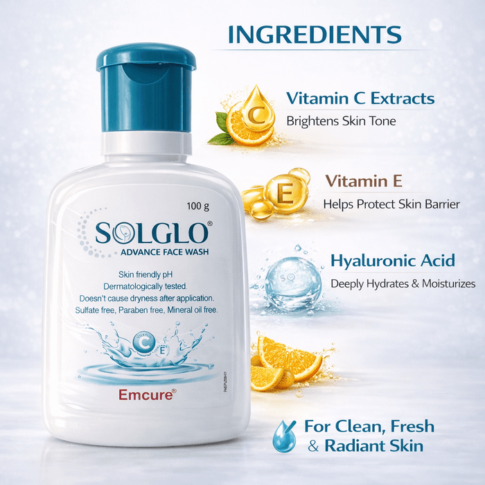 Solglo Advance Face Wash - Cosmosentials