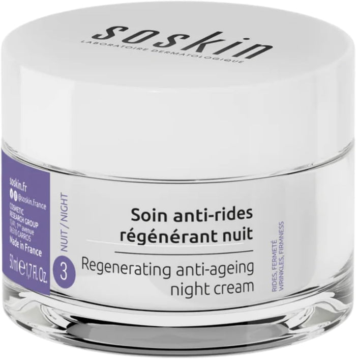 Soskin A+ Regenerating Anti-Ageing Night Cream - 50ml Soskin