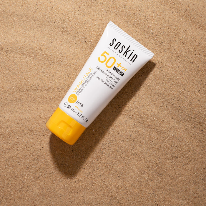 Soskin Sun Guard Sun Cream Very High Protection (SPF 50+) Fluid - 50 ml Soskin